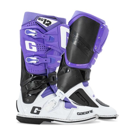 GAERNE BUTY CROSS/ENDURO MODEL SG-12 LIMITED EDITION (EDYCJA LIMITOWANA) BLACK/PURPLE/WHITE KOLOR CZARNY/FIOLETOWYBIAŁY ROZMIAR GAERNE BUTY CROSS/ENDURO MODEL SG-12 LIMITED EDITION (EDYCJA LIMITOWANA) BLACK/PURPLE/WHITE KOLOR CZARNY/FIOLETOWYBIAŁY ROZMIAR