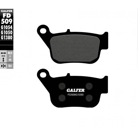 GALFER KLOCKI HAMULCOWE KH678 PÓŁMETALICZNE GALFER KLOCKI HAMULCOWE KH678 PÓŁMETALICZNE