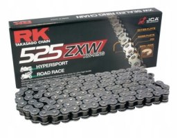 RK ŁAŃCUCH NAPĘDOWY 525ZXW-120 (XW-RING) ZAKUWKA (CLF) W ZESTAWIE KOLOR STANDARD (POJEMNOŚĆ: DO 1300 CCM) (46,4 KN)