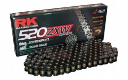 RK ŁAŃCUCH NAPĘDOWY BL520ZXW-120 (XW-RING) ZAKUWKA (CLF) W ZESTAWIE KOLOR CZARNY (POJEMNOŚĆ: DO 1200 CCM) (42 KN)