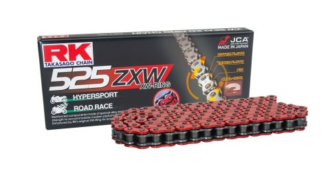RK ŁAŃCUCH NAPĘDOWY (MOTOCROSS) 520MXZ5-120 ZAPINKA (CL) W ZESTAWIE KOLOR CZERWONY (POJEMNOŚĆ: DO 500 CCM) (37,8 KN)