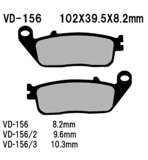 VESRAH KLOCKI HAMULCOWE KH142 / KH196 SPIEK METALICZNY (ZŁOTE) (MADE IN JAPAN) VESRAH KLOCKI HAMULCOWE KH142 / KH196 SPIEK METALICZNY (ZŁOTE) (MADE IN JAPAN)
