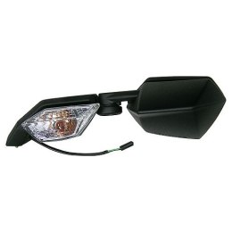 EMGO 2025/02 LUSTERKO KAWASAKI ZX-10R '08-'10 LEWE (OEM: 56001-0102) KOLOR CZARNY (WZÓR ORYGINAŁU) (HOMOLOGACJA)