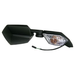 EMGO 2025/02 LUSTERKO KAWASAKI ZX-10R '08-'10 PRAWE (OEM: 56001-0103) KOLOR CZARNY (WZÓR ORYGINAŁU) (HOMOLOGACJA)