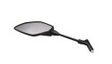EMGO 2025/02 LUSTERKO YAMAHA MT-07 TRACER '16-'17 LEWE (OEM: 5D7-F6280-10) KOLOR CZARNY (WZÓR ORYGINAŁU) (HOMOLOGACJA)