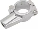 EMGO 2025/02 UCHWYT LUSTERKA Z OBEJMĄ NA KIEROWNICĘ CHROMOWANY 22MM (7/8") (OTWÓR 10MM)