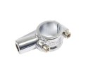 EMGO 2025/02 UCHWYT LUSTERKA Z OBEJMĄ NA KIEROWNICĘ CHROMOWANY 22MM (7/8") (OTWÓR 10MM)