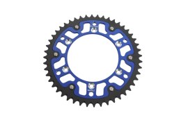 GROSSKOPF ZĘBATKA TYLNA DUAL RING / STEALTH (STALOWO-ALUMINIOWA) 270 49 (27049) YAMAHA YZ/YZF '99-'25 WRF '01-'25 KOLOR NIEBIESK