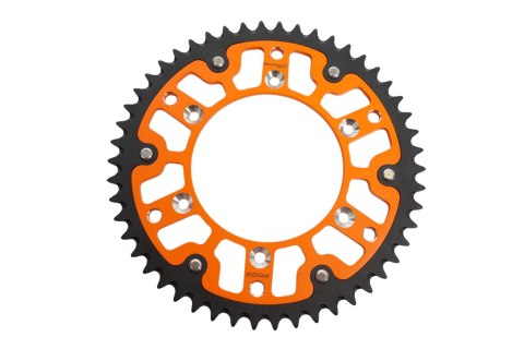 GROSSKOPF ZĘBATKA TYLNA DUAL RING / STEALTH (STALOWO-ALUMINIOWA) 899 50 (89950) KTM/HUSQVARNA/HUSABERG/GASGAS KOLOR POMARAŃCZOWY