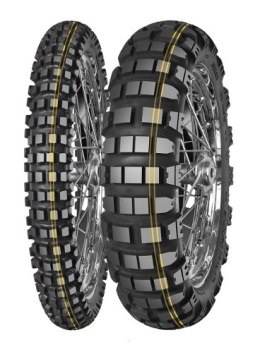 MITAS OPONA 130/80B17 ENDURO TRAIL XT+ DAKAR (PODWÓJNY ŻÓŁTY PASEK) 65R TL/TT M+S TYŁ DOT 05/2025 (460110) (ZAMIENNIK:70000488)
