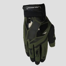POLEDNIK PREMIUM RĘKAWICE / RĘKAWICZKI CROSS MODEL HORNET (HRNT) AXS KOLOR ZIELONY (KHAKI) ROZMIAR M