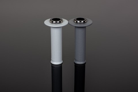 RENTHAL MANETKI MX ORIGINAL LOCK-ON SOFT (TAPERED) KOLOR JASNY SZARY