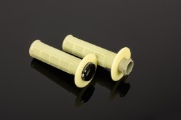 RENTHAL MANETKI MX R-WORKS LOCK-ON ARAMID (HALF WAFFLE) KOLOR KREMOWY