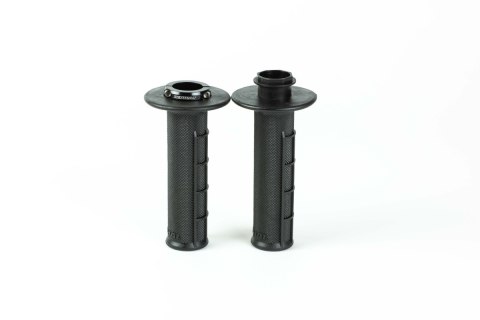 RENTHAL MANETKI MX R-WORKS LOCK-ON ULTRATACKY (HALF WAFFLE) KOLOR CZARNY