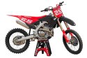 UFO 2025/04 KOMPLET PLASTIKÓW (FULL KIT) Z OSŁONAMI TELESKOPÓW (AMORTYZATORÓW) HONDA CRF 250 R / 450 R '25-, KOLOR CZERWONY / CZ