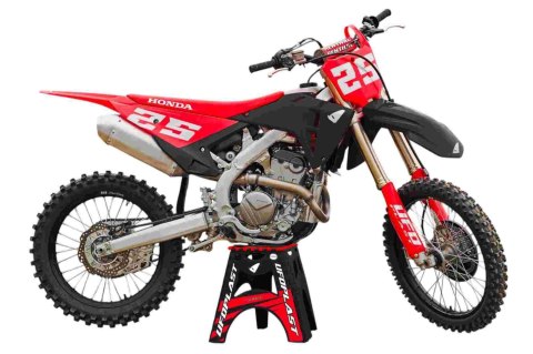 UFO 2025/04 KOMPLET PLASTIKÓW (FULL KIT) Z OSŁONAMI TELESKOPÓW (AMORTYZATORÓW) HONDA CRF 250 R / 450 R '25-, KOLOR CZERWONY / CZ UFO 2025/04 KOMPLET PLASTIKÓW (FULL KIT) Z OSŁONAMI TELESKOPÓW (AMORTYZATORÓW) HONDA CRF 250 R / 450 R '25-, KOLOR CZERWONY / CZ