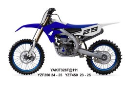 UFO 2025/04 KOMPLET PLASTIKÓW (FULL KIT) Z OSŁONAMI TELESKOPÓW (AMORTYZATORÓW) YAMAHA YZF 250 '24-'25, YZF 450 '23-'25 KOLOR NIE