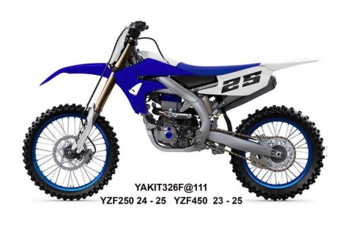 UFO 2025/04 KOMPLET PLASTIKÓW (FULL KIT) Z OSŁONAMI TELESKOPÓW (AMORTYZATORÓW) YAMAHA YZF 250 '24-'25, YZF 450 '23-'25 KOLOR NIE