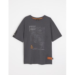 DIVERSE PROMOCJA EXTREME TEAM - DAKAR RALLY KOSZULKA (T-SHIRT) DKR OV 0824 KOLOR GRAFIT ROZMIAR L