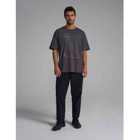 DIVERSE PROMOCJA EXTREME TEAM - DAKAR RALLY KOSZULKA (T-SHIRT) DKR OV 0824 KOLOR GRAFIT ROZMIAR L