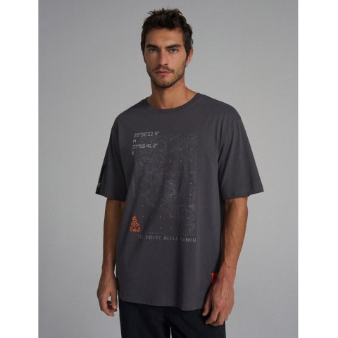 DIVERSE PROMOCJA EXTREME TEAM - DAKAR RALLY KOSZULKA (T-SHIRT) DKR OV 0824 KOLOR GRAFIT ROZMIAR L
