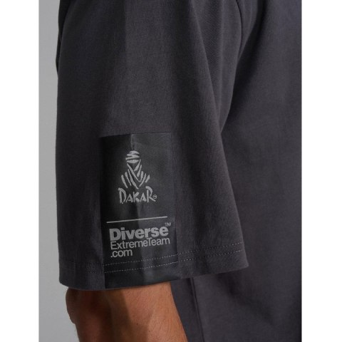 DIVERSE PROMOCJA EXTREME TEAM - DAKAR RALLY KOSZULKA (T-SHIRT) DKR OV 0824 KOLOR GRAFIT ROZMIAR L