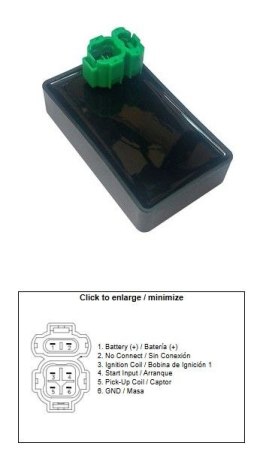 DZE MODUŁ ZAPŁONU CDI HONDA NX 650 DOMINATOR '88-'91 (30410-MN9-791; 30410-MN9-790)