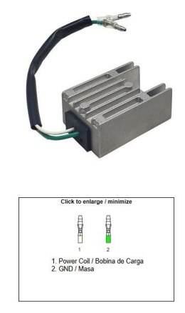 DZE REGULATOR NAPIĘCIA HONDA ATC 350X '85-'86; TLR 200 '86-'87; XL 250R '84-'87; XL 350R '84-'85; XL 600R '83-'87 (31400-KG0-008