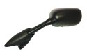 EMGO 2025/02 LUSTERKO YAMAHA FZ6 (FZ6 S) FAZER '04-'06 PRAWE (OEM: 5VX-26290-00) KOLOR CZARNY (WZÓR ORYGINAŁU) (HOMOLOGACJA)