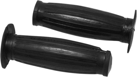 EMGO 2025/02 MANETKI (GRIPY) 7/8" 22 + 25 MM, 140 MM KOLOR CZARNY (MIĘKKA POWIERZCHNIA MANETKI)