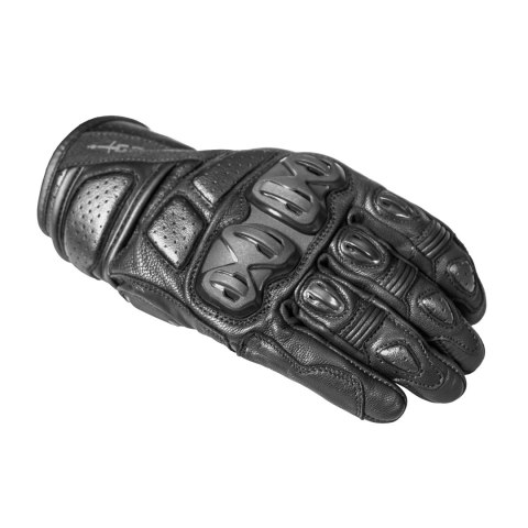 GARETH RĘKAWICE SKÓRZANE KRÓTKIE MODEL FIGHTER KOLOR CZARNY ROZMIAR M