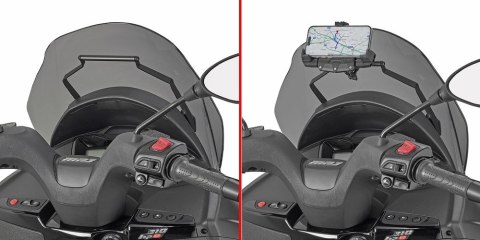 KAPPA 2025/07 POPRZECZKA DO ZAMONTOWANIA TOREB I MOCOWAŃ GPS / SMARTPHONE PIAGGIO MP3 310 '25-,
