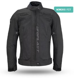 UFO 2025/04 KURTKA ACRON URBAN DAMSKA SOFTSHELL / AIRNET Z WYPINANĄ, ODDYCHAJĄCA, WIATRO I WODOSZCZELNĄ MEMBRANĄ KOLOR CZARNY RO