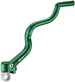 ACCEL DŹWIGNIA STARTERA (KOPKA) ALUMINIOWA KAWASAKI KXF 450 '07-'15, KLX 450R '08-'19, KOLOR ZIELONY