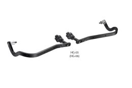 ACCEL OSŁONY RĄK (HANDBARY) Z MOCOWANIEM ALUMINIOWYM ENDURO 28MM KOLOR CZARNY (BEZ PLASTIKOWEJ OSŁONY SD02)