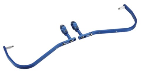 ACCEL OSŁONY RĄK (HANDBARY) Z MOCOWANIEM ALUMINIOWYM ENDURO 28MM KOLOR NIEBIESKI (BEZ PLASTIKOWEJ OSŁONY SD02)