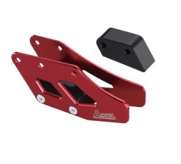 ACCEL PROWADNICA ŁAŃCUCHA KPL. HONDA CR '90-'04, CRF 250/450 '02-'04 KOLOR CZERWONY