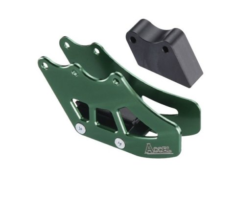 ACCEL PROWADNICA ŁAŃCUCHA KPL. KAWASAKI KXF 250/450 '06-'08 KOLOR ZIELONY