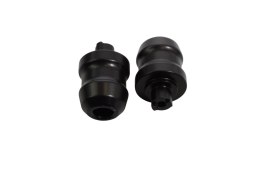 BIKETEC KOŃCÓWKI/CIĘŻARKI KIEROWNICY KAWASAKI NINJA 650 (2017-) KOLOR CZARNY 2404070000, OEM:13042-0735 / 13042-0800