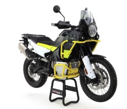 CROSSPRO GMOLE ALUMINIOWE OSŁONY SILNIKA I CHŁODNIC (GÓRNE) HUSQVARNA 901 '22-'23, 901 EXPEDITION '23-'24 KOLOR BIAŁY (PASUJĄ DO