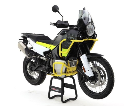 CROSSPRO GMOLE ALUMINIOWE OSŁONY SILNIKA I CHŁODNIC (GÓRNE) HUSQVARNA 901 '22-'23, 901 EXPEDITION '23-'24 KOLOR BIAŁY (PASUJĄ DO