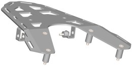 CROSSPRO TYLNY BAGAŻNIK GASGAS ES 700 '22-'24, SM 700 '22-'24, KTM 690 ENDURO R , SMC R '20-'25 KOLOR CZARNY