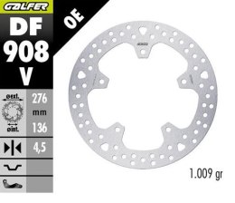 GALFER TARCZA HAMULCOWA TYŁ BMW R 1300GS ADVENTURE '23-'25 (ROUND DISC) (310X181X4.5MM)