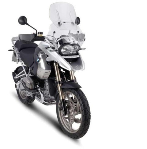 KAPPA SZYBA BMW R 1200 GS (04-12) 54 X 54 CM REGULOWANA AIRFLOW PRZEZROCZYSTA (DWUCZĘŚCIOWA KOMPLETNA) - ZASTĘPUJE KAF330