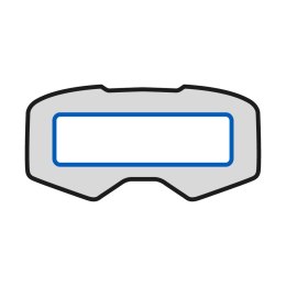 KENNY RACING VISION UNIVERSEL FOLIA UNIWERSALNA OCHRONNA DO GOGLI(50MM X150MM) (PACK 4)