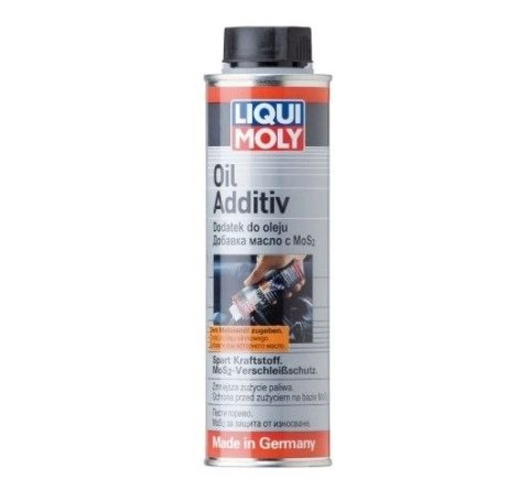 LIQUI MOLY DODATEK DO OLEJU Z SIARCZKIEM MOLIBDENU MoS2 0,3L (ŁAGODZI PRACE SILNIKA I ZMNIEJSZA ZUZYCIE PALIWA)