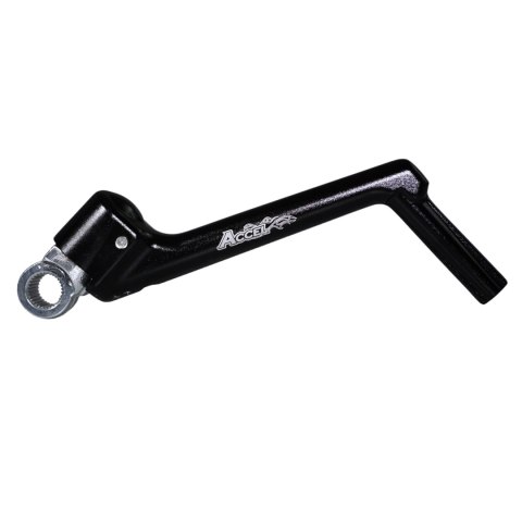 ACCEL DŹWIGNIA STARTERA (KOPKA) ALUMINIOWA YAMAHA YZ 125 '86-'25 (2T) KOLOR CZARNY