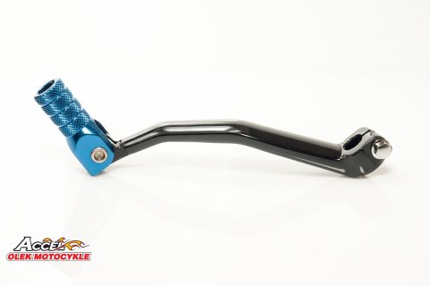 ACCEL DŹWIGNIA ZMIANY BIEGÓW YAMAHA YZ 250 '99-'04 ALUMINIOWA KOLOR CZARNY, KONCÓWKA NIEBIESKA