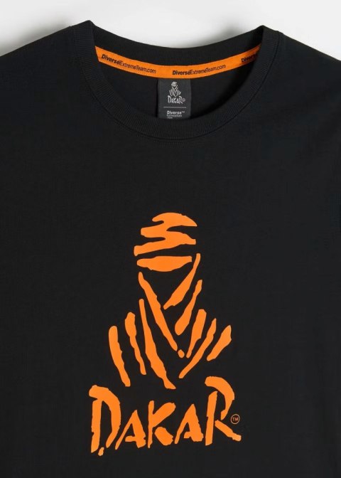 DIVERSE 2026 EXTREME TEAM - DAKAR RALLY KOSZULKA (T-SHIRT) DKR LOGO 256 KOLOR CZARNY L