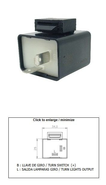 DZE PRZERYWACZ KIERUNKOWSKAZÓW HONDA; YAMAHA